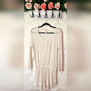 Victoria's Secret Sexy Long Sleeve/Shorts Onesie